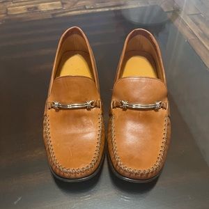 Cole Haan Country Women's Horsebit Brown Leather Loafers 7.5 Made in Italy
